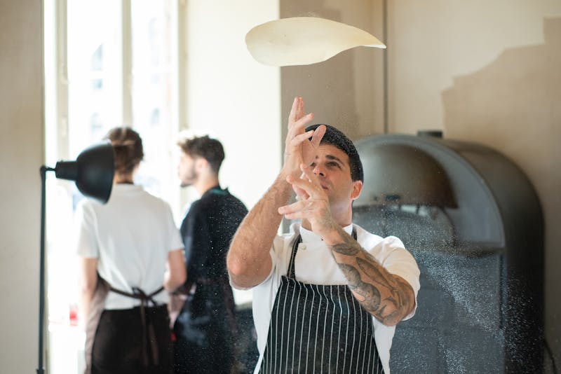 dewey's pizza ultimate bundle — two large pizzas with garlic knots